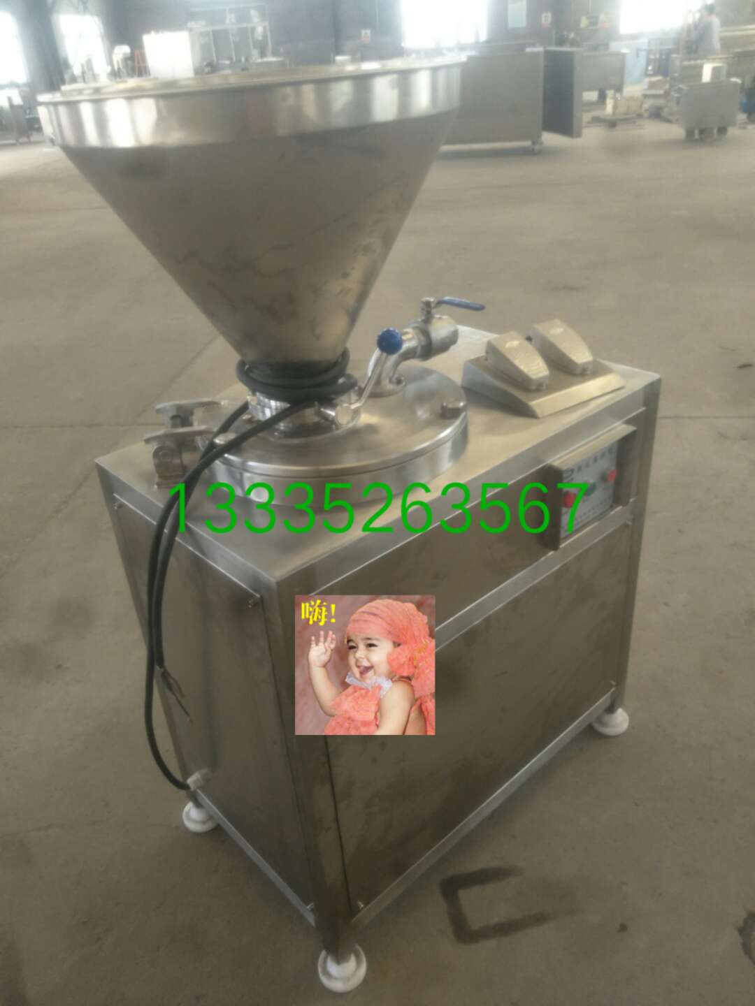 利特機械液壓灌腸機、臘腸灌腸機、肉丁灌腸機