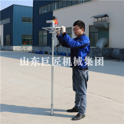 便攜式小型民用電動(dòng)打井機(jī)小型簡(jiǎn)易鉆井機(jī)械 民用打井機(jī)打井打孔