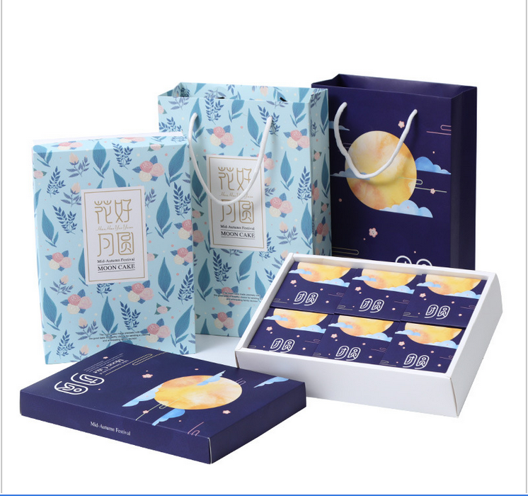 包裝盒子 包裝盒子定制  大量批發(fā)現(xiàn)貨蛋黃酥禮品盒6粒中秋月餅禮盒定做月餅包裝盒子定制