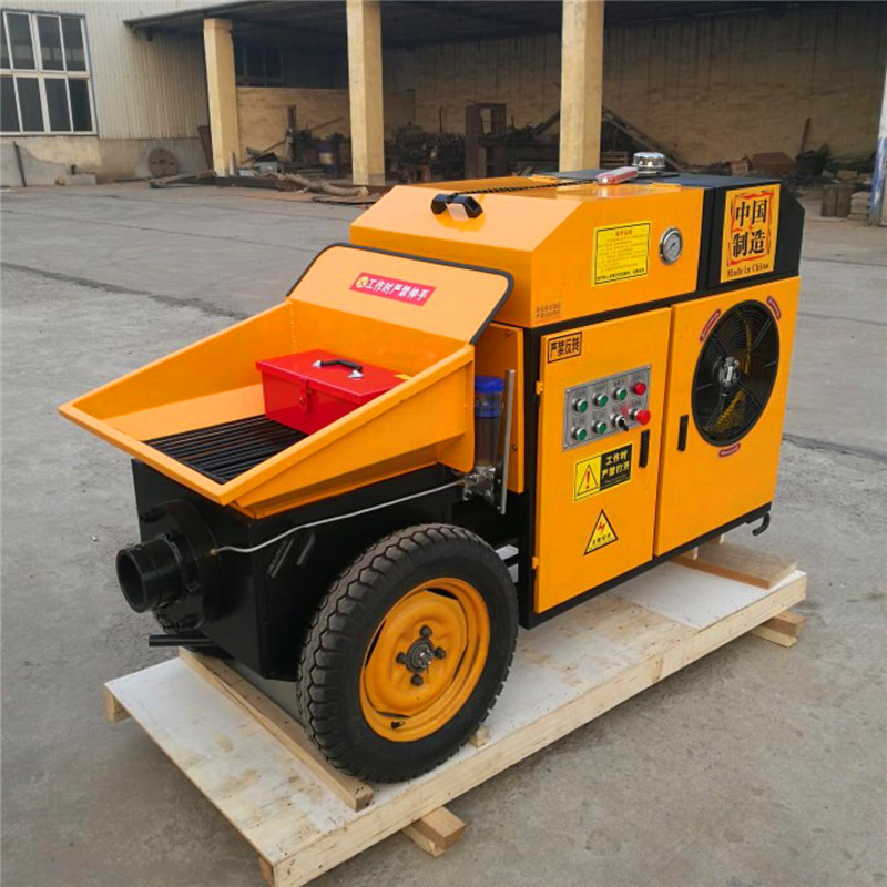 全自動上料機(jī)提升機(jī) 小型臥式二次構(gòu)造柱泵細(xì)石砂漿輸送泵  臥式立式8-12拖泵