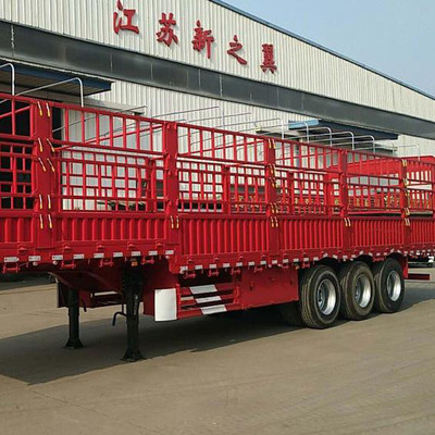 13米倉柵半掛車高配車橋輪胎 高低板樣式價(jià)格