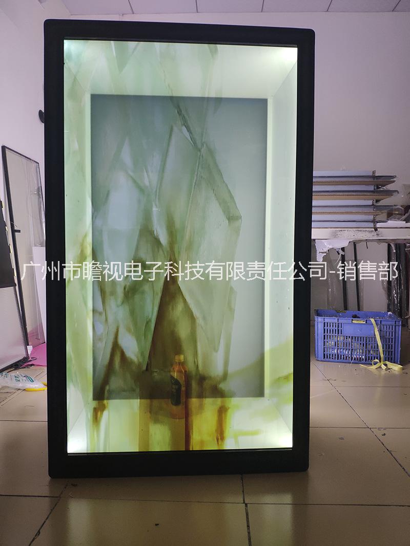 廣州瞻視透明顯示屏 55寸高清透明液晶屏展示櫥窗