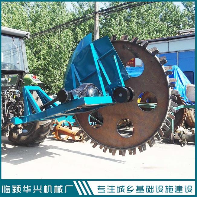 華興拖拉機帶 華興拖拉機帶水泥路面開溝機