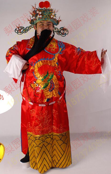 成都租賃古裝財神爺服裝、演出表演古裝租賃