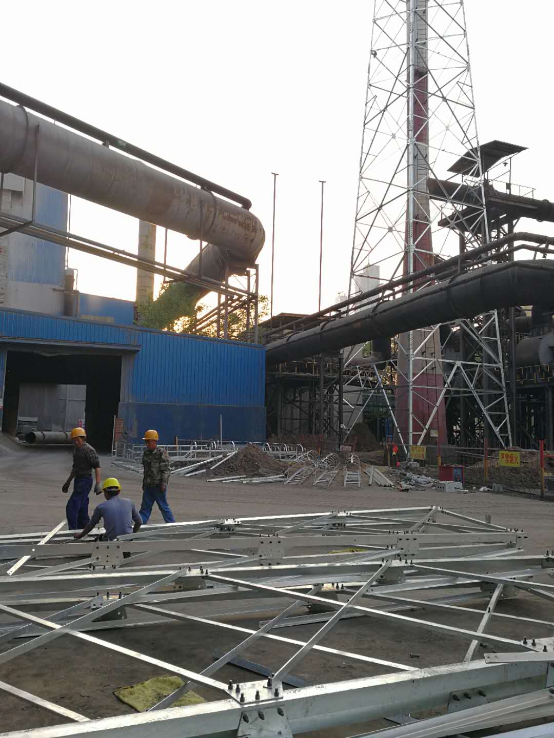 武安市烘熔鋼鐵4套高爐煤氣放散點 烘熔鋼鐵4套高爐煤氣放散點火