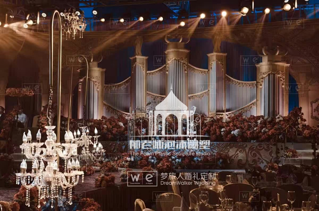 歐式泡沫道具拱門鏡框羅馬柱定制