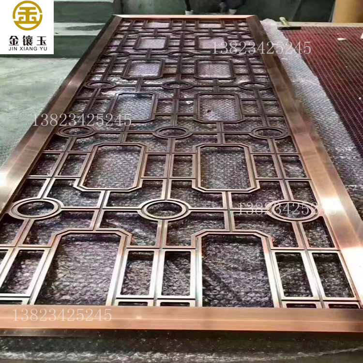 南昌不銹鋼屏風(fēng)-金鑲玉不銹鋼 轉(zhuǎn)印乳白色木紋屏風(fēng)花格廠廠家直銷(xiāo)