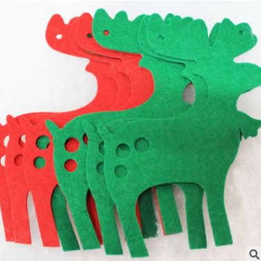 廠家直銷毛氈裝飾品，圣廠家直銷毛氈裝飾品，毛氈掛件，圣誕樹(shù)掛件，圣誕小彩旗可定制，毛氈飾品