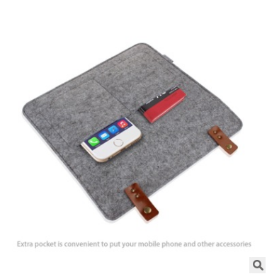 男士女士手機(jī)耳塞毛氈包，彩色毛氈包，批發(fā)定制毛氈耳機(jī)包