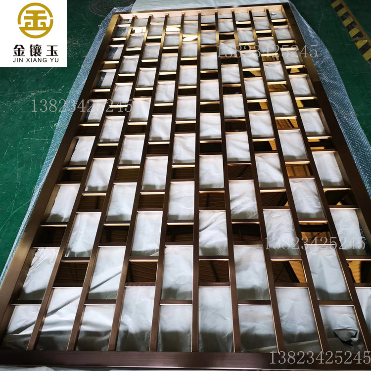 供應 石家莊不銹鋼屏風 彩色不銹鋼屏風 金鑲玉不銹鋼制品廠家直銷