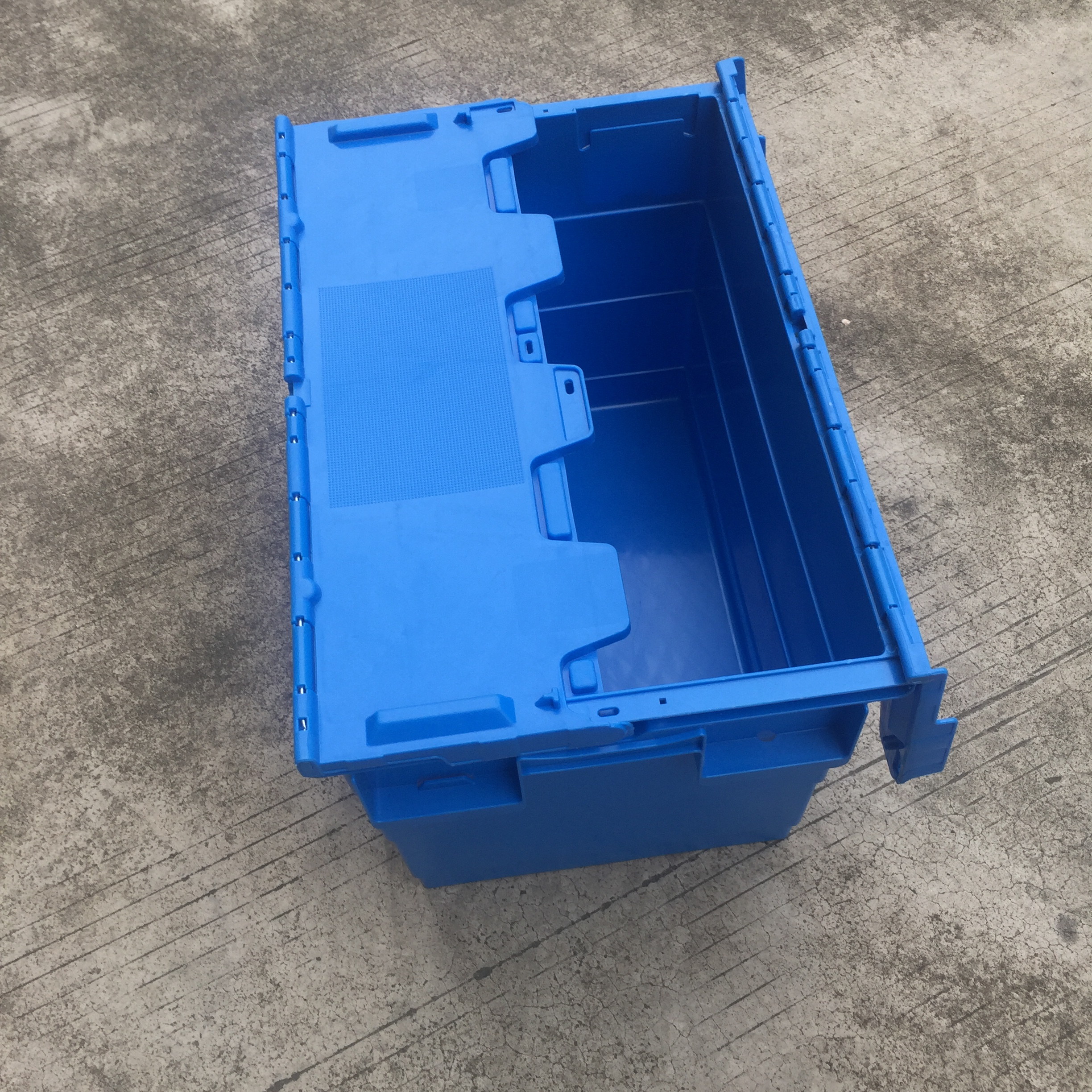 批發(fā)供應(yīng)斜插式 醫(yī)藥超市配送*物流箱 帶蓋 塑料箱 物流箱