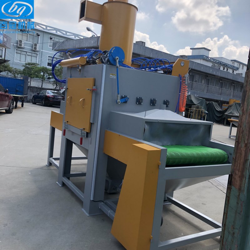 輸送式自動(dòng)噴砂機(jī)噴沙機(jī)噴丸機(jī) 除銹翻新噴砂設(shè)備自動(dòng)噴砂機(jī)直銷 除銹翻新噴砂機(jī)