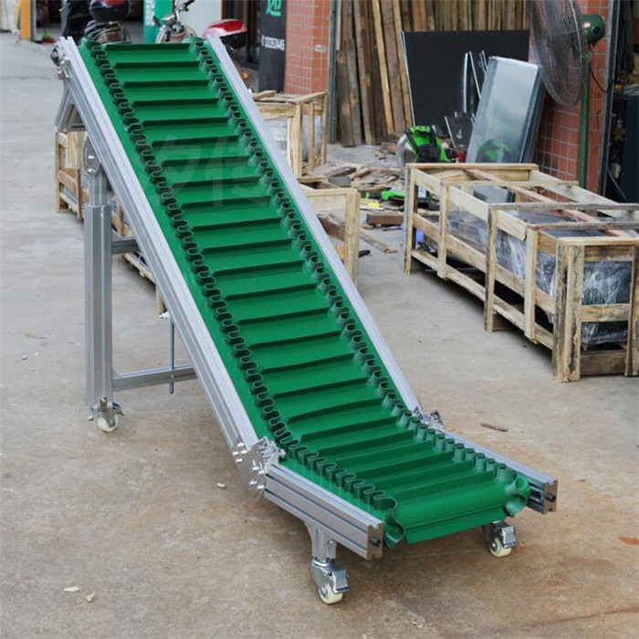 pvc裙邊擋板提升輸送帶 提升擋板pvc輸送帶 pvc裙邊輸送帶加擋板