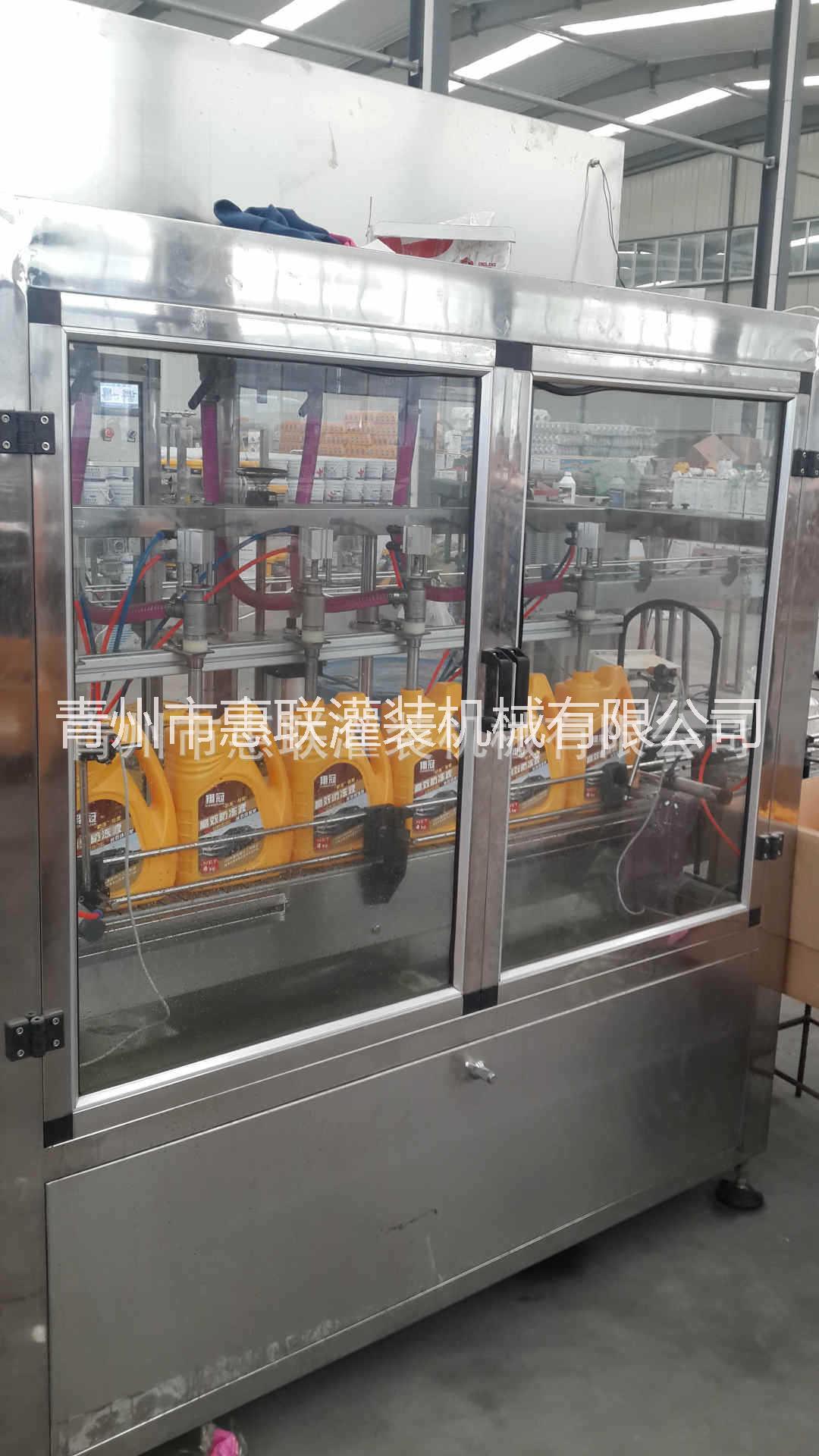 花生油灌裝機 食用油灌裝機-計量準(zhǔn)確、調(diào)整方便 油類灌裝機