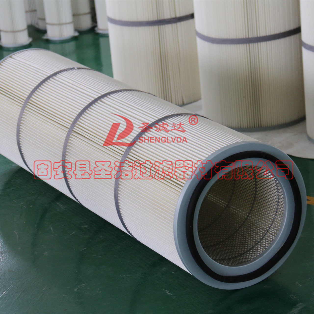 圣濾達廠家批發(fā)定制聚酯纖維除塵濾筒濾芯