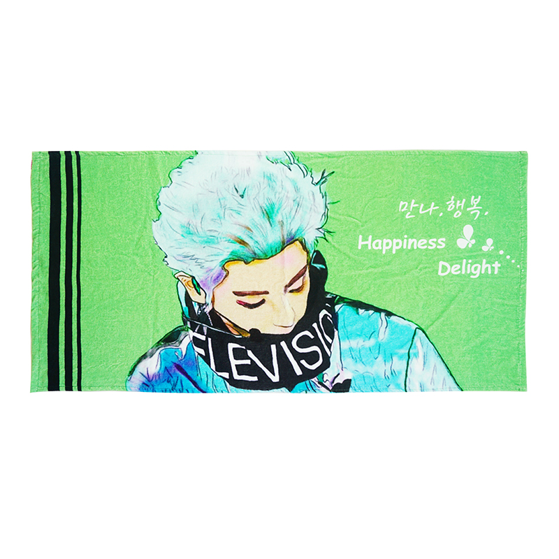 外貿(mào)卡通印花浴巾毛巾定做廠家直銷