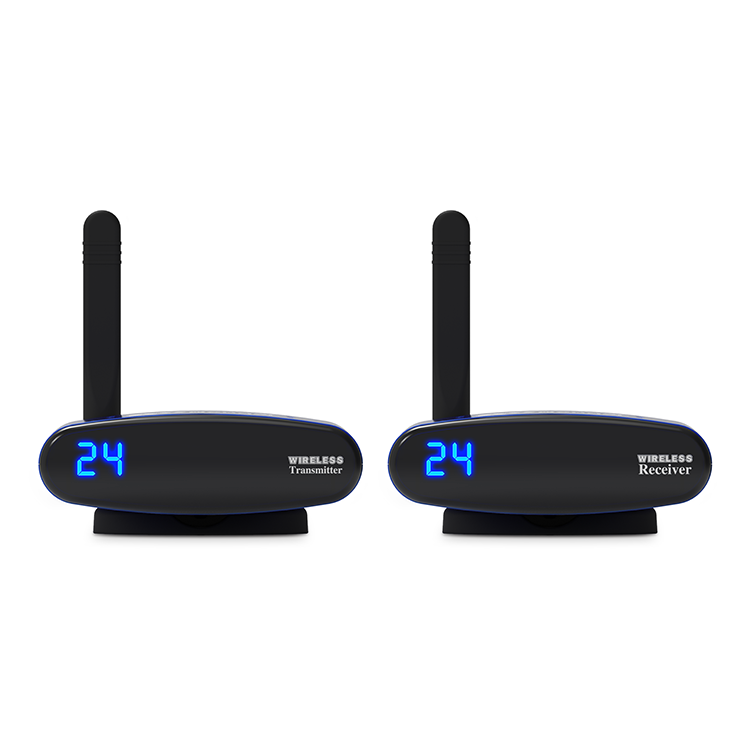 深圳RCA無(wú)線影音收發(fā)器安裝簡(jiǎn)單嗎 無(wú)線影音延長(zhǎng)150米 24個(gè)信道自由切換