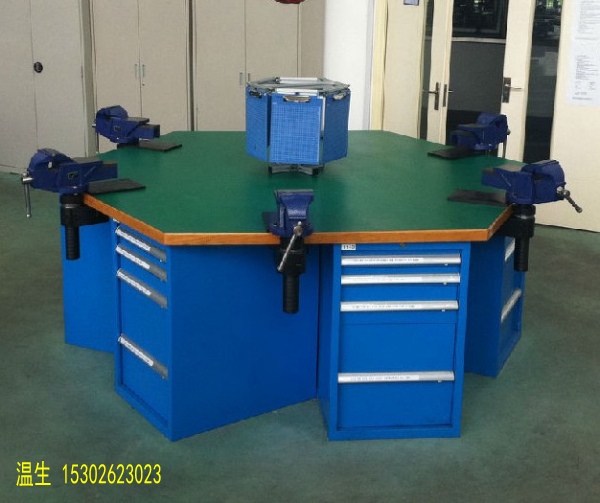 學(xué)生用鉗工實(shí)訓(xùn)桌/珠海學(xué)校*鉗工工作桌/配臺(tái)虎鉗鉗工裝配桌