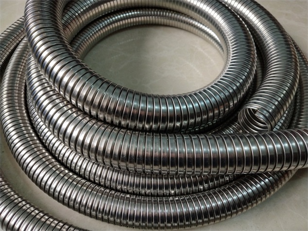 平包塑雙扣不銹鋼金屬軟管