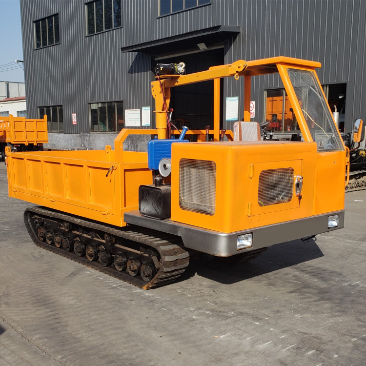 農(nóng)田改造履帶運(yùn)輸車 雙缸農(nóng)用自卸履帶車 履帶自卸車