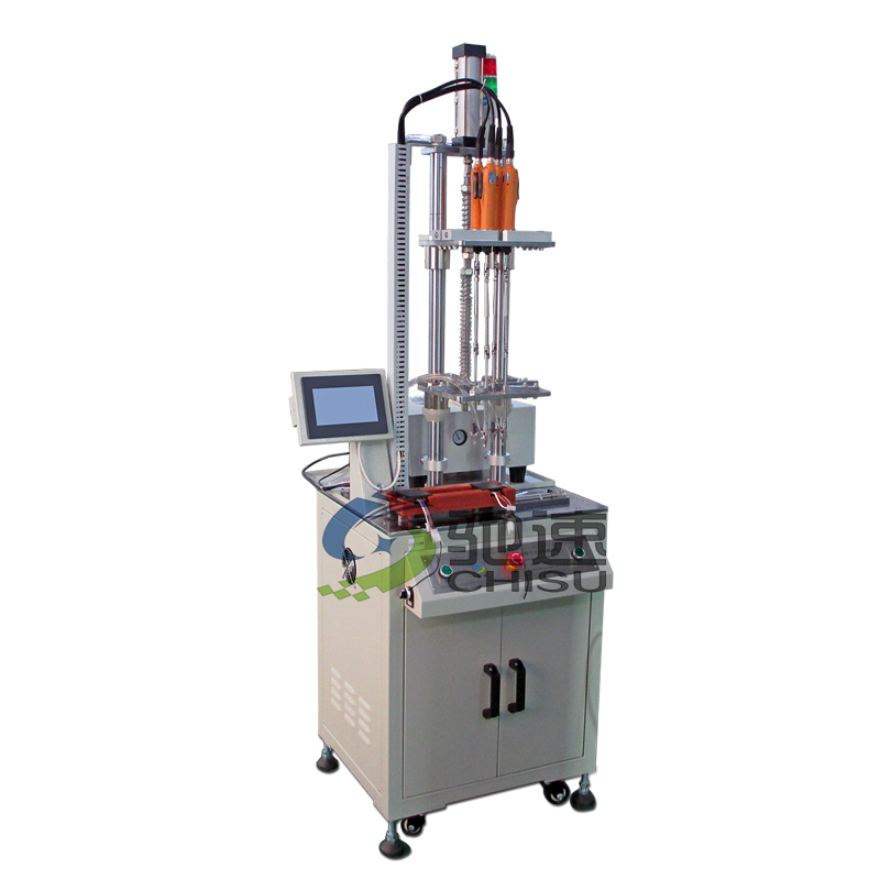 安定器自動(dòng)擰螺絲機(jī)一次可鎖4顆螺絲提高工作效率！