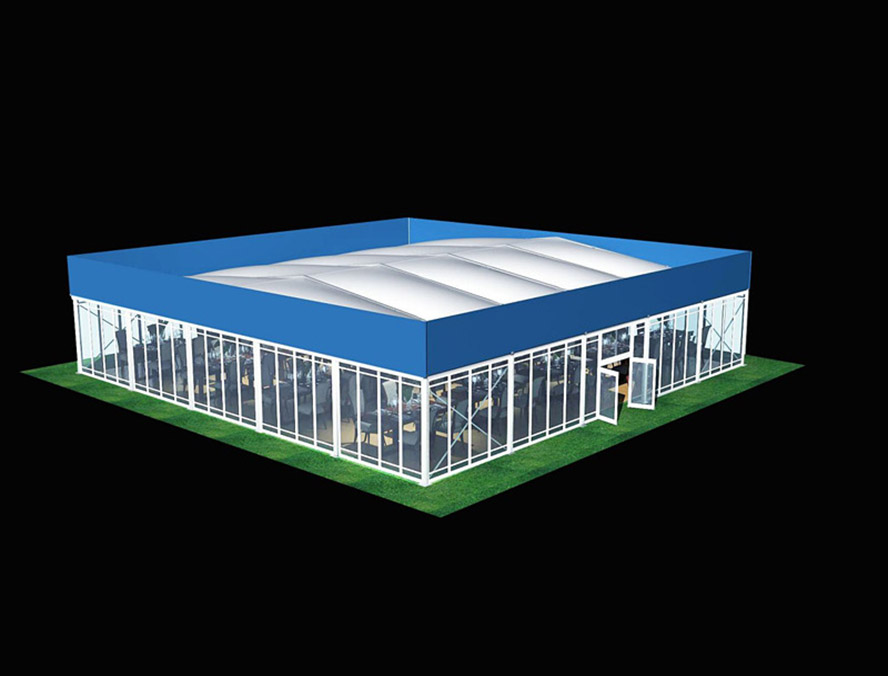 大型體育賽事氣膜平頂篷房 鋁合金商業(yè)展覽活動帳篷  廣州朝力篷房廠家