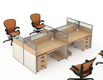 屏風(fēng)卡位工作位現(xiàn)代辦公位職員位