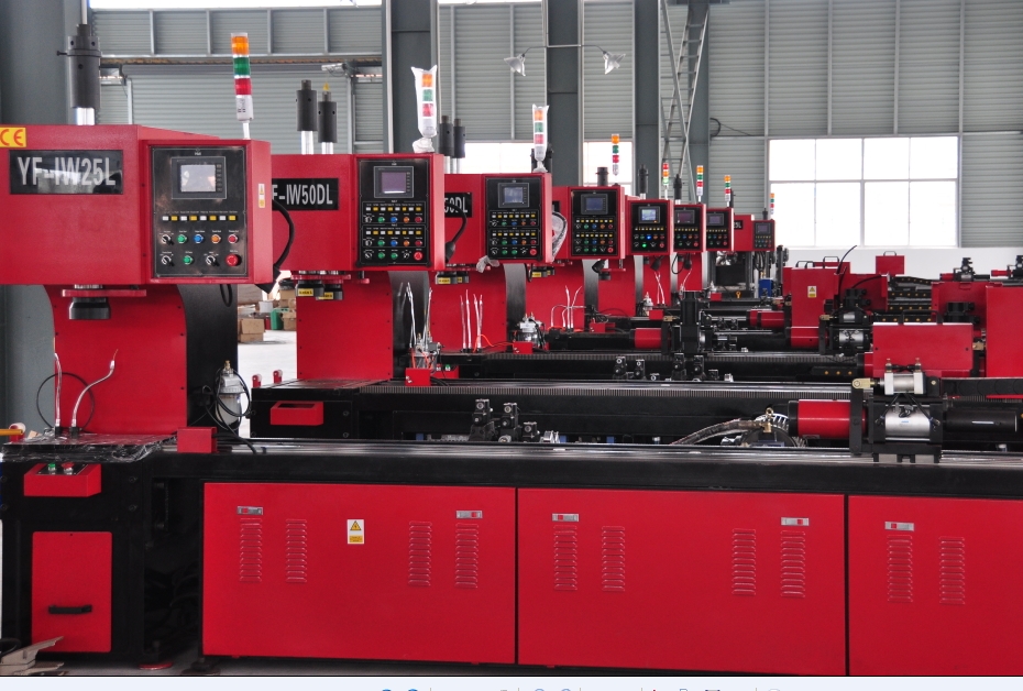 江蘇型材管材全自動(dòng)沖孔機(jī)YF-IW50DL(80DL)