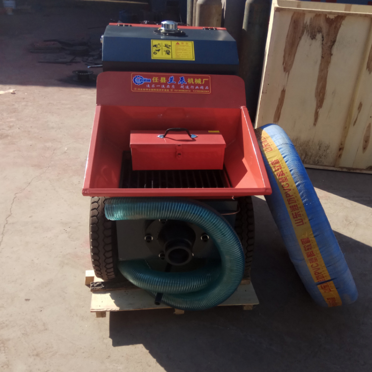 混凝土二次構造細石輸送泵 小型地暖澆筑泵 砂漿細石立柱上料機廠家 小型地暖澆筑泵廠家直銷