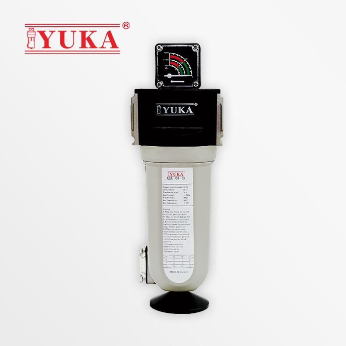 YUKA壓縮空氣過(guò)濾器DT016宏日嘉壓縮空氣系統(tǒng)電子生產(chǎn)除油除塵除雜質(zhì)