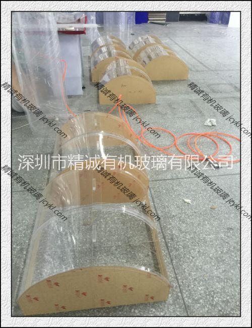 批發(fā)零售透明亞克力方形筆筒 化妝