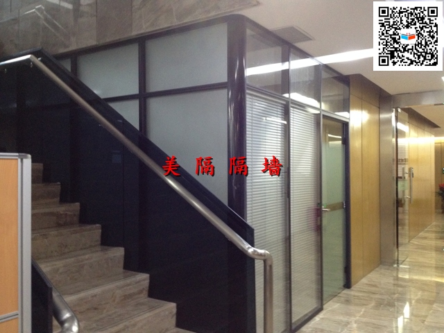 惠州中空百葉玻璃隔斷
