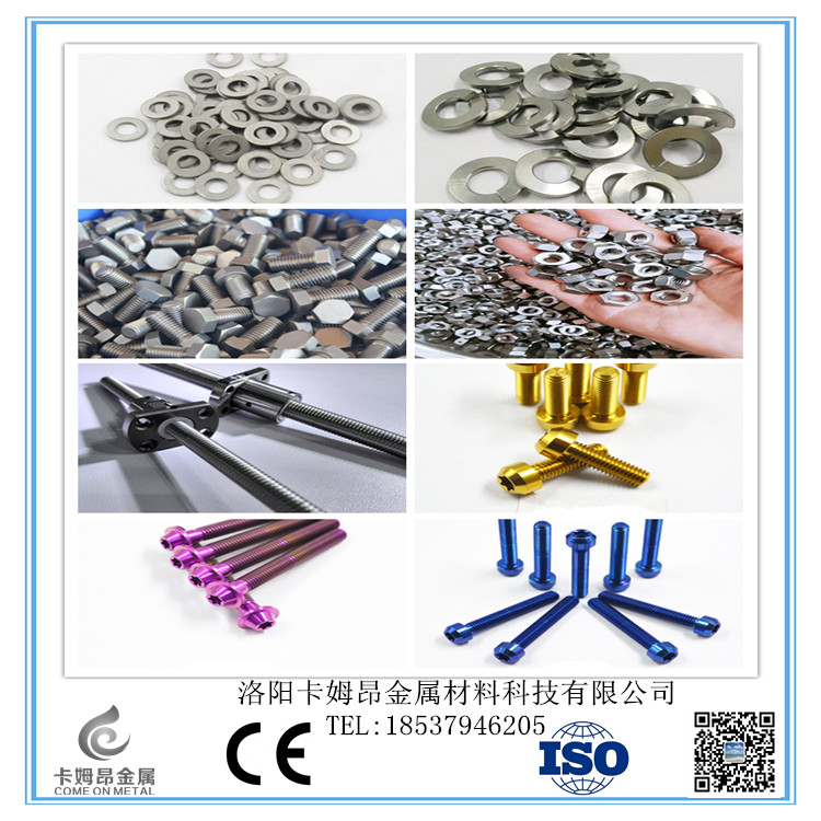 廠價供應DIN/ISO/GB標準鈦螺絲標準件