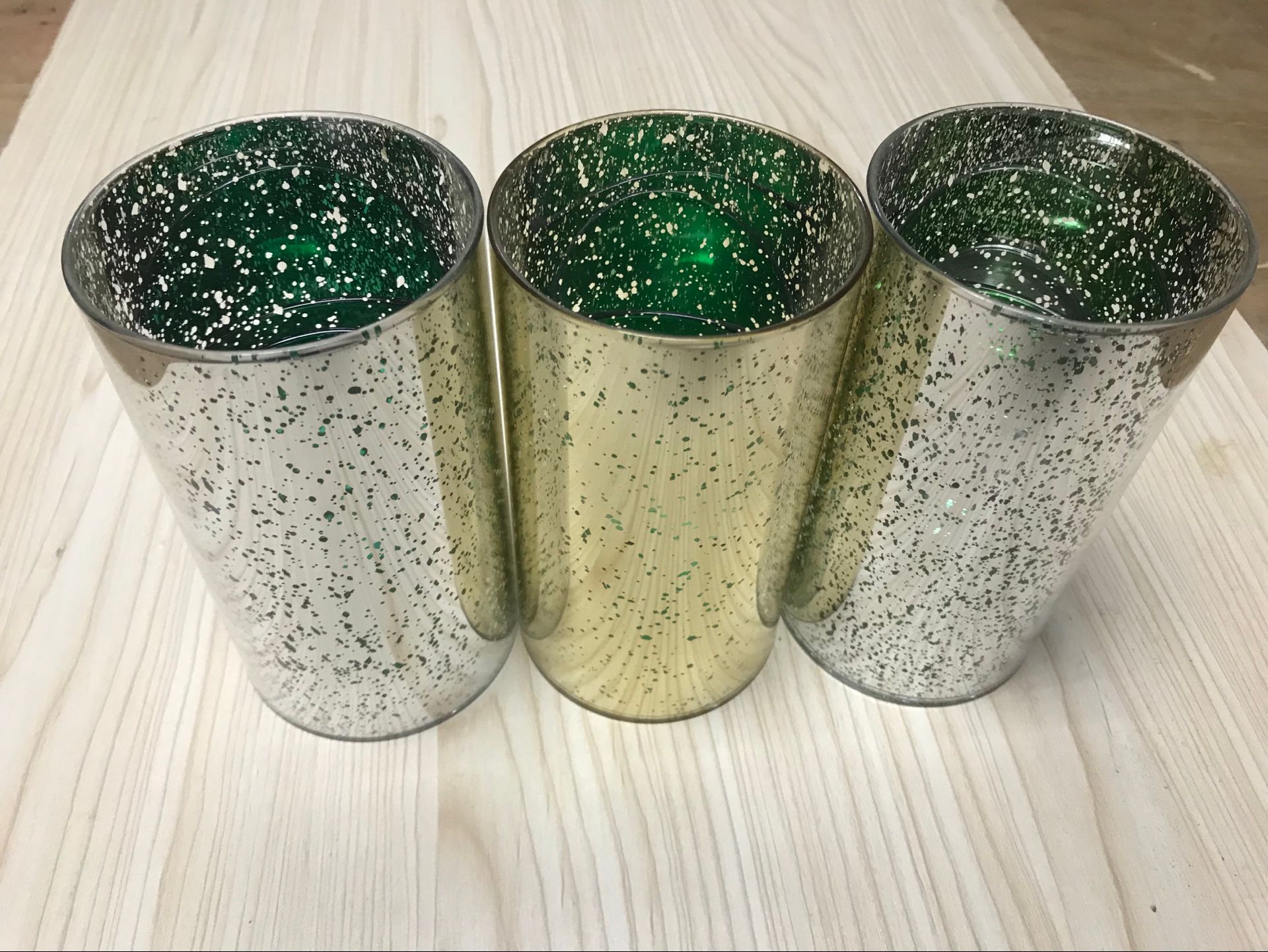 玻璃管電鍍銀雙色咬花