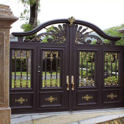鑄鋁庭院門 鑄鋁庭院門批發(fā) 廠家直銷鑄鋁庭院門 鑄鋁門