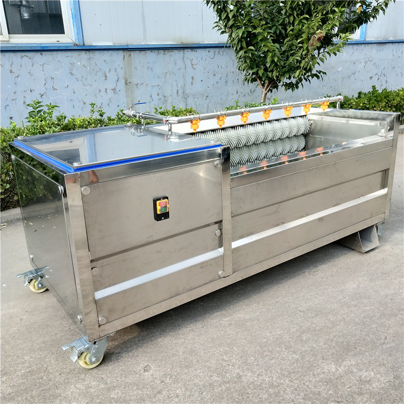 地瓜毛輥去皮機(jī) 紅薯毛輥清洗機(jī) 全自動(dòng)不銹鋼脫皮機(jī)