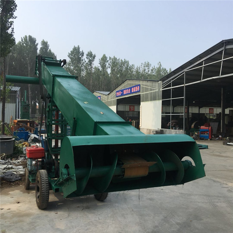 路面扒糧機 自走式扒谷扒糧機 馬路自走式散糧裝車機