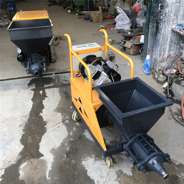 砂漿噴涂機(jī)型號(hào) 灰漿拉毛機(jī) 噴涂機(jī)操作效果