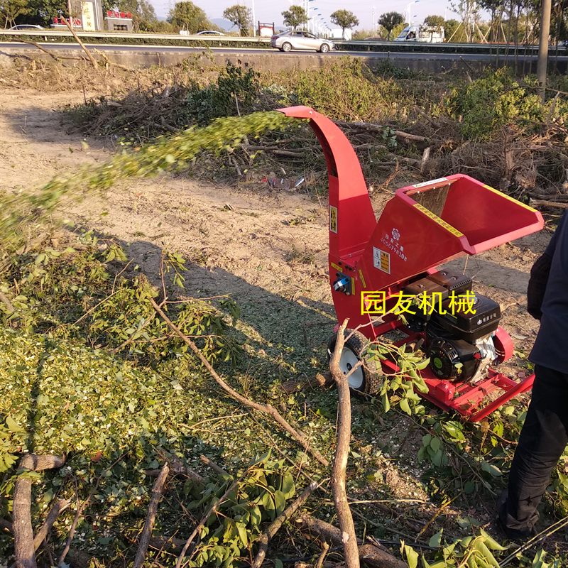 園友之星YYS-204枝條粉碎機(jī)樹(shù)枝粉碎機(jī)碎木機(jī)碎枝機(jī)臥式大口徑碎木機(jī)