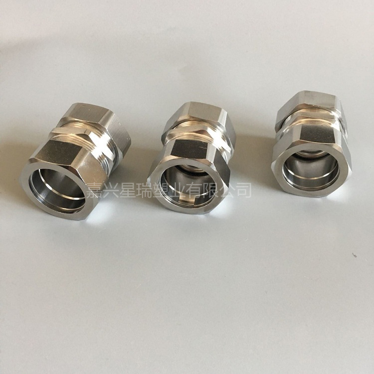 金屬軟管304不銹鋼卡簧自固式接頭不銹鋼管接頭