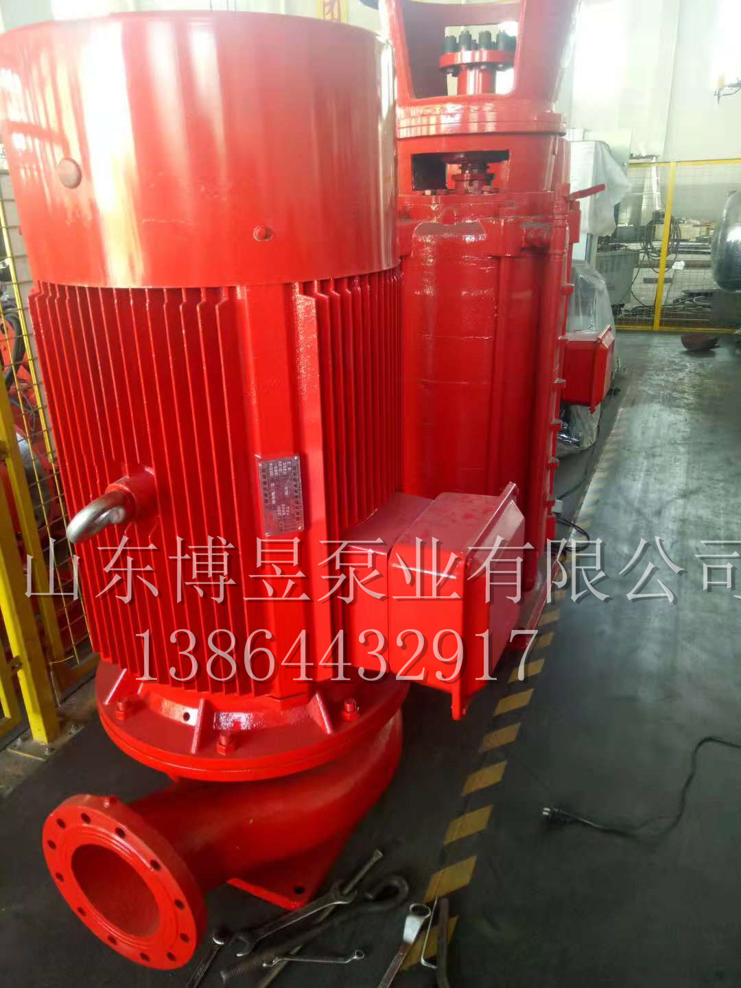 XBD消防泵消防手續(xù)齊備CCCF，流向標(biāo)簽確保驗收