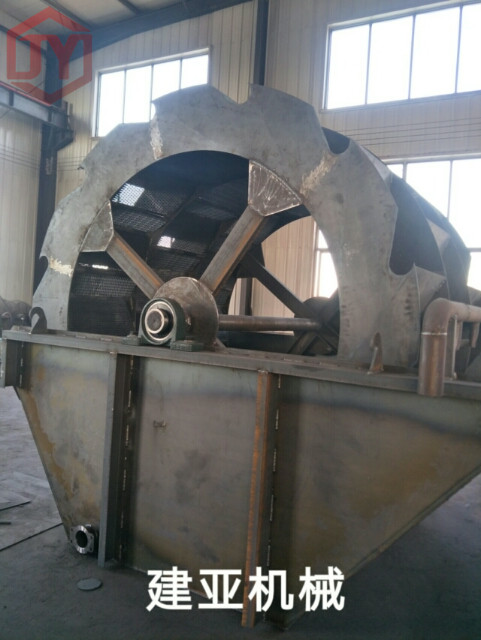 輪式洗沙機小型洗砂機建亞機械廠家直銷 質(zhì)量超群堅固耐用