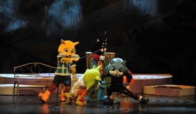 迪士尼卡通兒童劇貓和老鼠演出