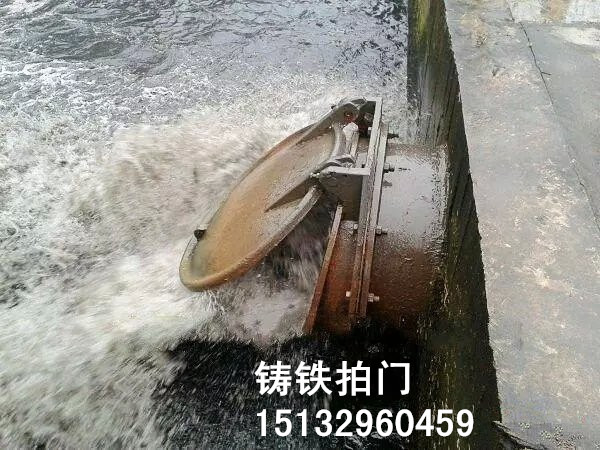 泵房鑄鐵拍門 直徑400mm鑄鐵拍門