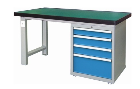 重型車間工作臺四抽屜鉗工工作臺天津廠家工位裝備生產(chǎn)組裝工作桌