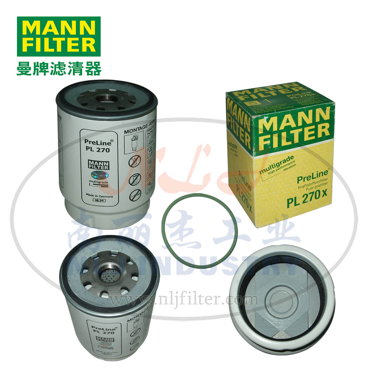 MANN-FILTER(曼牌濾清器)濾芯PL270x