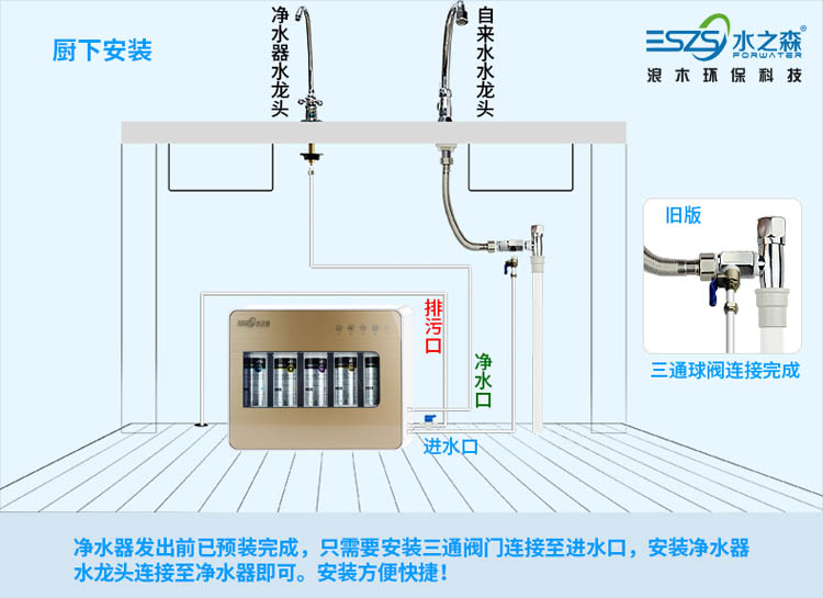 A9plus浪木凈水器招商加盟凈水機廠家直銷環(huán)?？萍加邢薰舅瓋羲畽C福建水之森 A9plus1