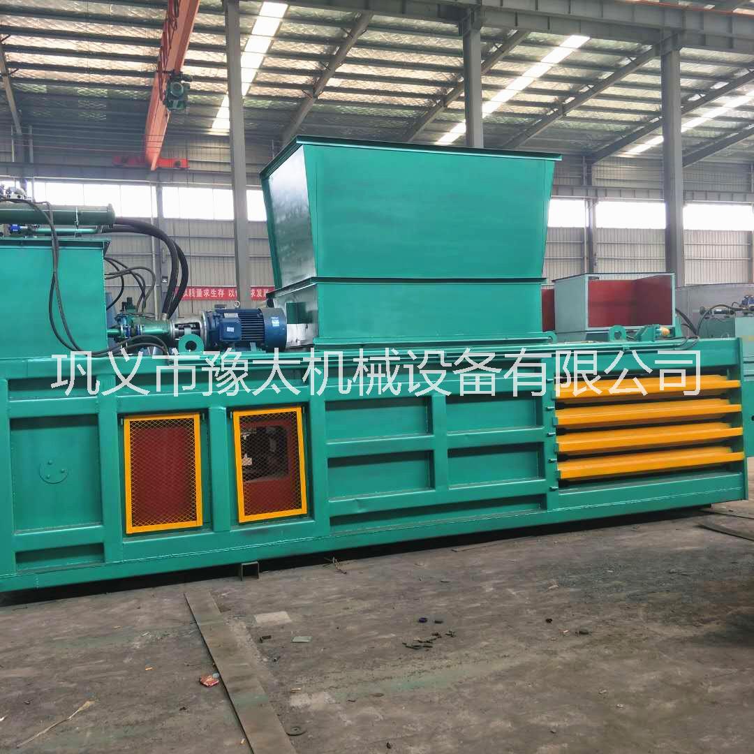 臥式液壓打包機全自動液壓廢紙打包新型生活垃圾打捆機