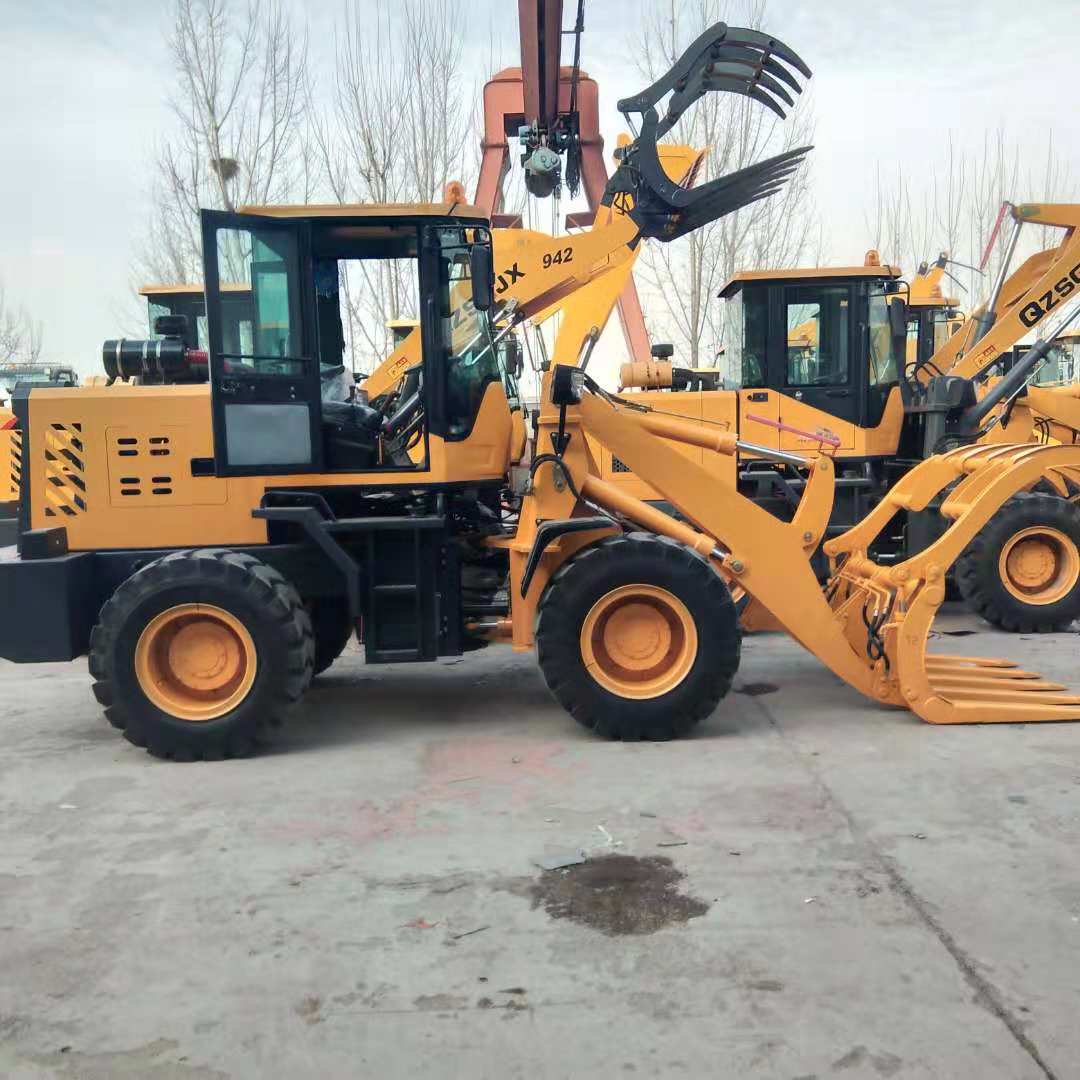 四驅(qū)抓車無級變速載重1.2t配選中輪邊橋裝載機榮裝生產(chǎn)