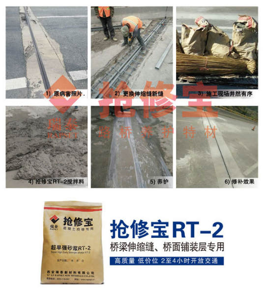 搶修寶RT-2橋梁伸縮縫專業(yè)修補料 橋梁裂縫修補 裂縫修補材料 裂縫修補材料廠家 西安裂縫修補材料 西安裂縫修補材料廠家
